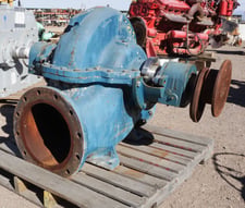 7500 GPM @ 250' TDH, Goulds #3408, Centrifugal Pump, Horz., 1-Stage, 14" suction, 10" discharge, 1770 RPM