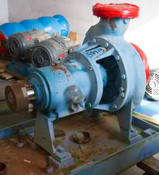 2405 GPM @ 93' TDH, Labour #A90-LV-6x8x14, Centrifugal Pump, Horz., 1-Stage, 12" imp., 8" suction, 6"