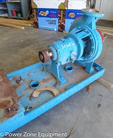 642 GPM @ 229' TDH, Labour #A90-LV-6x8x15, Centrifugal Pump, Horz., 1-Stage, 14.88" imp., 8" suction, 6"