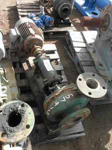 400 GPM @ 72' TDH, Mission #3x4-R11, Centrifugal Pump, Horz., 1-Stage, 8.5" imp., 4" suction, 3" discharge