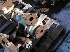 400 GPM @ 250' TDH, Mission #ST-3x2-6A10, Centrifugal Pump, Horz., 1-Stage, 3" suction, 2" discharge, 50 HP