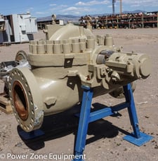 8021 GPM @ 878' TDH, Sulzer Bingham #10x12x15-HSB, Centrifugal Pump, Horz., 1-Stage, 13.37" imp., 12"