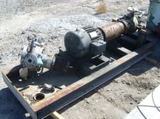 80 GPM @ 173' TDH, Worthington #1-1/2HO-83B, Centrifugal Pump, Horz., 1-Stage, 6.5" imp., 2" suction, 1.5"