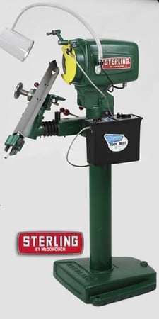 1/8" to 2-1/2" Sterling Twist drill grinder, diamond wheel dresser w/mounted diamond, 3/4 HP, new, 2025