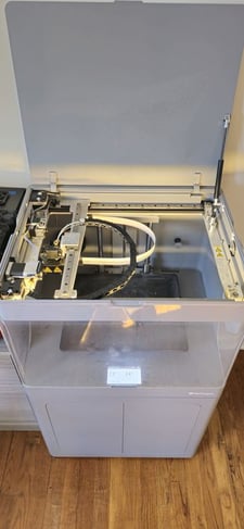 Markforged #X7 CFR 3D printer, cabinet w/integrated dry box, 50cc spools of Kevlar, 2022