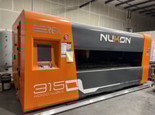 Nukon #REX-315, 4000 watt fiber laser, 5' x 10' table, shuttle table, chiller, dust collection system, 2022