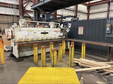 1/4" x 10' Cincinnati #1810G, mechanical shear with front operated power back gauge, 11 hold downs, 7.5 HP