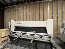 1/4" x 10' Accurl #MS8-6x3200, CNC hydraulic shear, Delem Control, 31.4" back gauge, 17 hold dpowns, 2022
