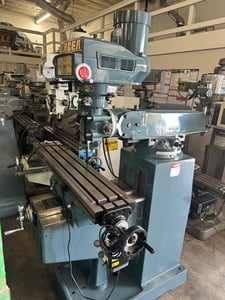 Bridgeport #J-Head on Import Body Vertical Mill, 10" x54"table, 1 HP, 12" Cross Travel, 33" Longitudinal