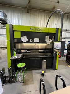 55 Ton, Safan Darley #E-Brake-B50-2050, electric press brake, 10' overall, 81" between housing, 11.8" stroke