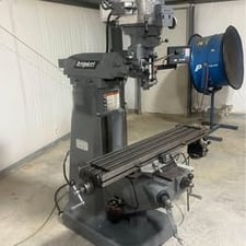 Bridgeport #Series-I, vertical mill, 9" x48" table, 2 HP, Newall digital read out, Servo power feed, rebuilt
