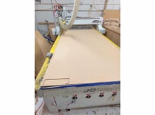 Techno Isel #HDS SERIES, cnc router (atc), 48" x96" tbl., 48" X, 96" Y, 9" Z, 4-zone t-slot phenolic vacuum