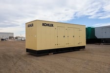 500 KW Kohler #PSI22LT, Natural gas standby generator, sound attenuated enclosure, 277/480 Volts, 2024