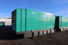 1000 KW Cummins #QST30-G5 NR2, diesel generator, sound attenuated enclosure, 277/480 Volts, 2024
