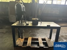 1 HP Shar, Disperser, Stainless Steel shaft and blade, 1 HP, TEFC motor, bench top design with pneumatic