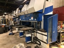 350 Ton, Trumpf #V320, hydraulic press brake, 13.1' overall, 39.37" between housing, 21" open, 2003