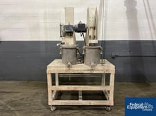 Reynolds #5/2, Triple Shaft Vacuum Mixer, 5 gallon, 5 HP, 304 Stainless Steel, (2) approx. 12" diameter x 15"