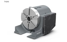 Haas #TH240, compact rotary table package, 8" chuck, tailstock, brake booster, 2022