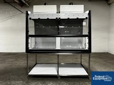 Flow Sciences #FSCQ03223, Hood, 90", plastic construction, with dual model FS472018x36 HEPA blowers, on