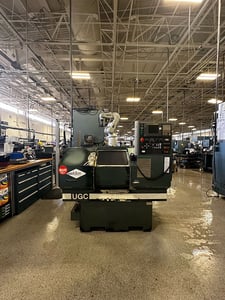 Weldon #UGC, CNC ID grinder, 7.08" sw, 4" chuck, Fanuc 21i-TB, Epson robot loader, 2006