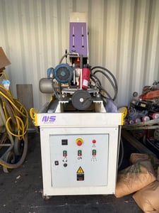 NS Maquinas #RC-300, Polisher, grinding belt: 100mm x 3030mm, polishing wheel dia: 250mm-350mm, 2021