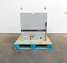 1200 Amps, General Electric, vb1-13.8-1000-3 powe, circuit breaker, 15 KV, 125 VDC