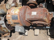 3 HP @ 1750/200 RPM, General Electric #K213A714, Worm Gearbox, 8.75:1 Ratio, 3 phase, 1.0 service factor