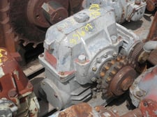 2 HP @ 1692/2 RPM, Link-Belt #DWB700-58, Worm Gearbox, 775:1 Ratio