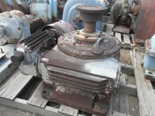 4 HP @ 1150/2 RPM, Link-Belt #DWV1000-71, Worm Gearbox, 500:1 Ratio