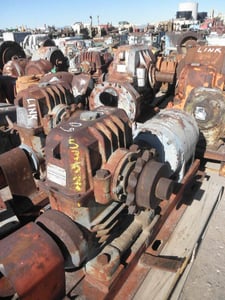 10.9 HP @ 1750/44 RPM, Link-Belt #WB-700-58, Worm Gearbox, 40:1 Ratio, 1.0 service factor