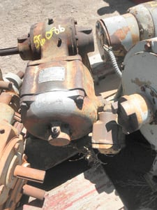 0.5 HP @ 1725/32 RPM, Master #205259, Worm Gearmotor, 53.9:1 Ratio, 3 phase, 1.6/0.8 Amps, 220/440 V