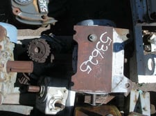 6.24 HP @ 1750/35 RPM, Morse #60RW, Worm Gearbox, 50:1 Ratio