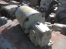 0.75 HP @ 1750/350 RPM, Reliance #56WG12A, Worm Gearbox, 5:1 Ratio, 3 phase, 1.0 service factor, 230/460 V