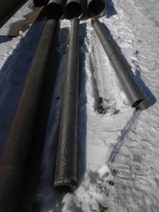 6" x 126" Johnson, Stainless Steel Wire Well Screen, 1/32" outside & 1/2" inside Screen width