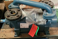 50 -150 CFM, Travaini #TRHE-40-190, 2-stage liquid ring vacuum pump, 10 HP, 1750 RPM, 230/460 V., new