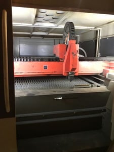 Bystronic #BySmart-3015, 2000 watt fiber laser, 59.06" x 118.11" sheet, dust collection system, 2016