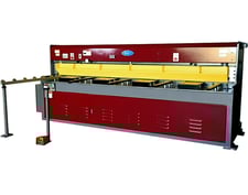 10 gauge x 6' GMC #EPS-0610M, mechanical shear, 80" blade, 30 SPM, 26" electric Back Gauge, (2) 36" front