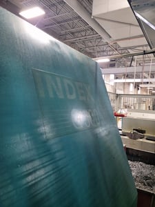 Index #G300, Turn-Mill Center, LNS Quick Load Servo barfeeder, 1996