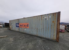 40' Grey high cube shipping container, P & O #PONU8103891