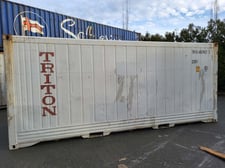 20' White working refrigerated shipping container, Triton #TRIU6824221