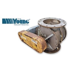 10" Young Industries, Stainless Steel rotary airlock valve, 1 HP
