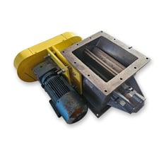 10" Semco, Stainless Steel rotary airlock valve, 13.25" valve line height