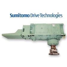 30 HP, Sumitomo Paramax #PX8075R4 YD LLV 280, right angle spiral bevel gear reducer, 280.79 ratio
