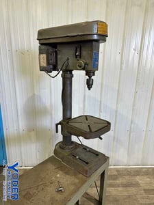 Continental #GP14-500, table top drill press, #MT2 spindle taper, 12 speeds, 1/2 HP
