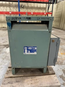 25 KVA 240/480 Primary, 120/240 Secondary, Hevi-Duty General Signal, Electric Transformer