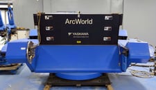 Yaskawa Motoman, MSRS2-555, turntable with dual MH1440 welding robots & DX 200 controller, 2014