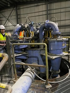 Krebs Hydrocyclone manifold system
