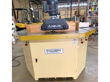 Ritter #R-30, 3-head automatic shaper (door-solid wood), 38" x 64" table