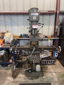 Republic-Lagun, vertical mill, 10" x44" table, 55-4250 RPM, 16" cross knee travel, 16" vert knee travel, R-8