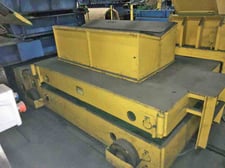 40000 lb. Southworth, coil car, 24" lift, 13' travel, 48.75" wheel gauge, hydraulic lift